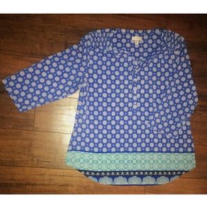 Croft & Barrow pattern top